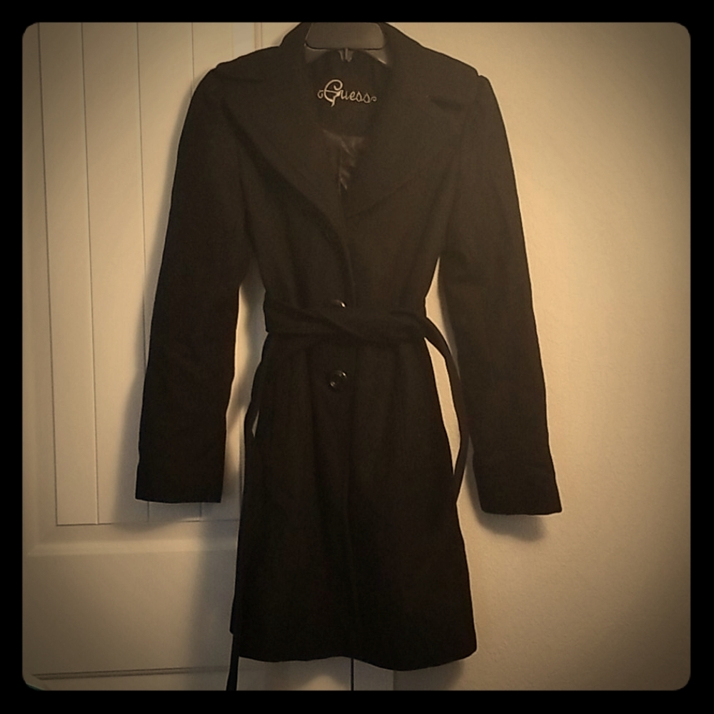 Black pea coat